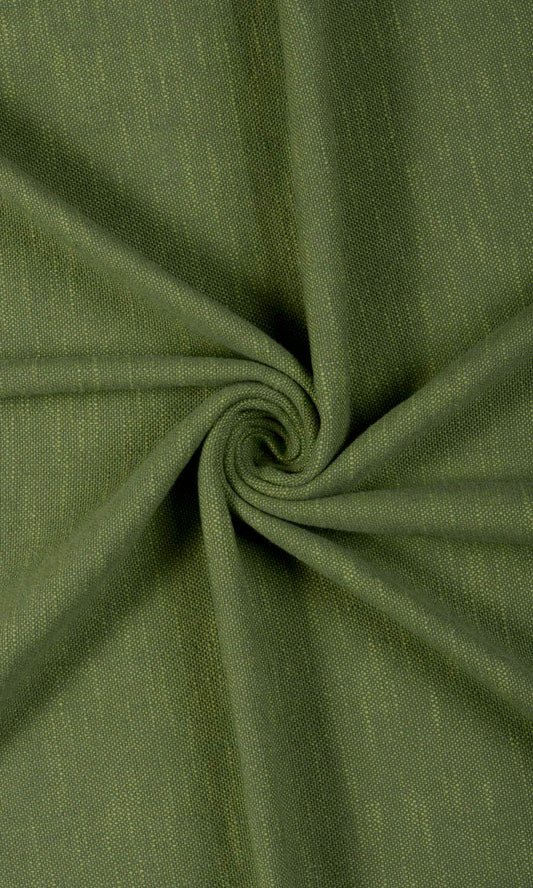 Plain Cotton Fabric Blinds (Green)