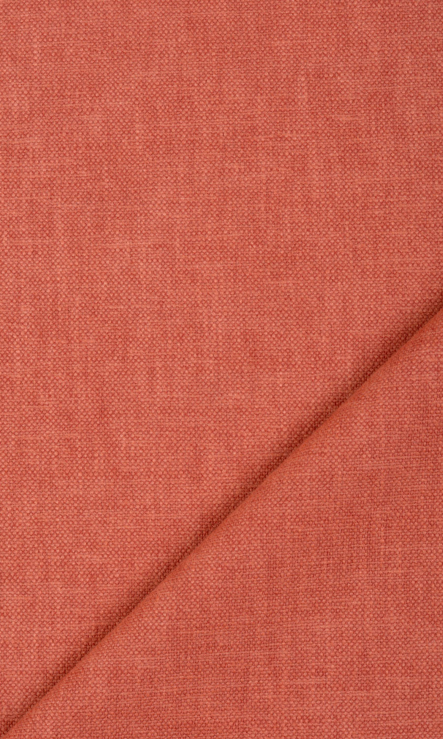 Linen-Blend Fabric By the Yard for Curtains & Drapes (Orange)