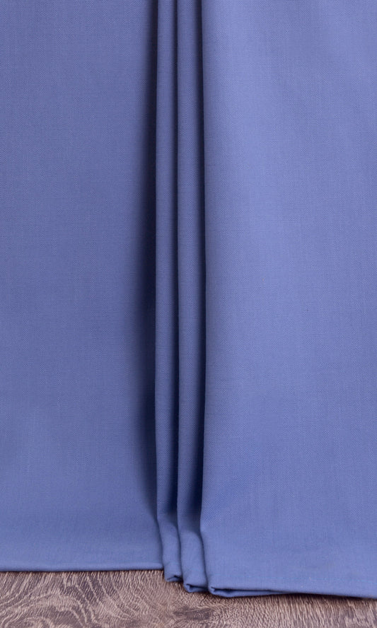 Cotton Blend Home Décor Fabric By the Yard (Periwinkle Blue)