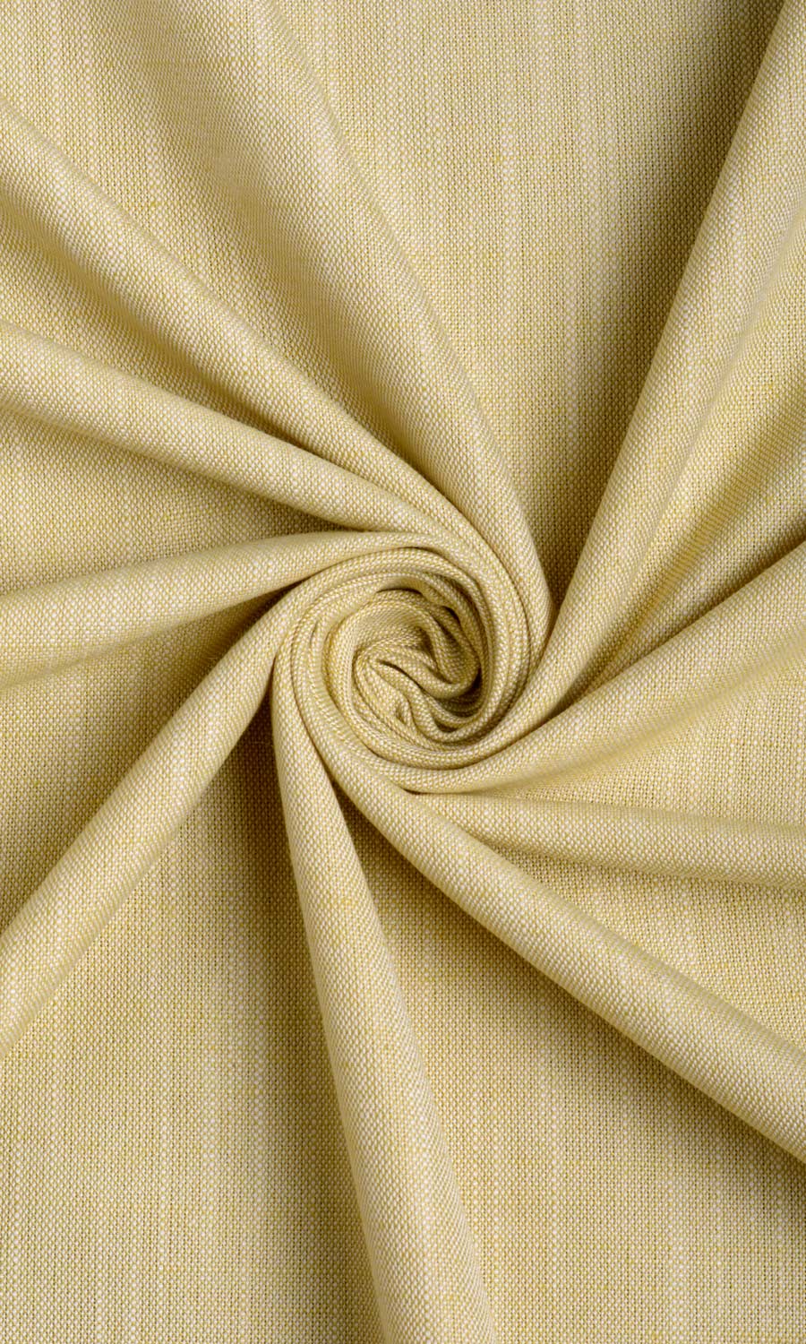Plain Linen Texture Home Décor Fabric By the Yard (Yellow)