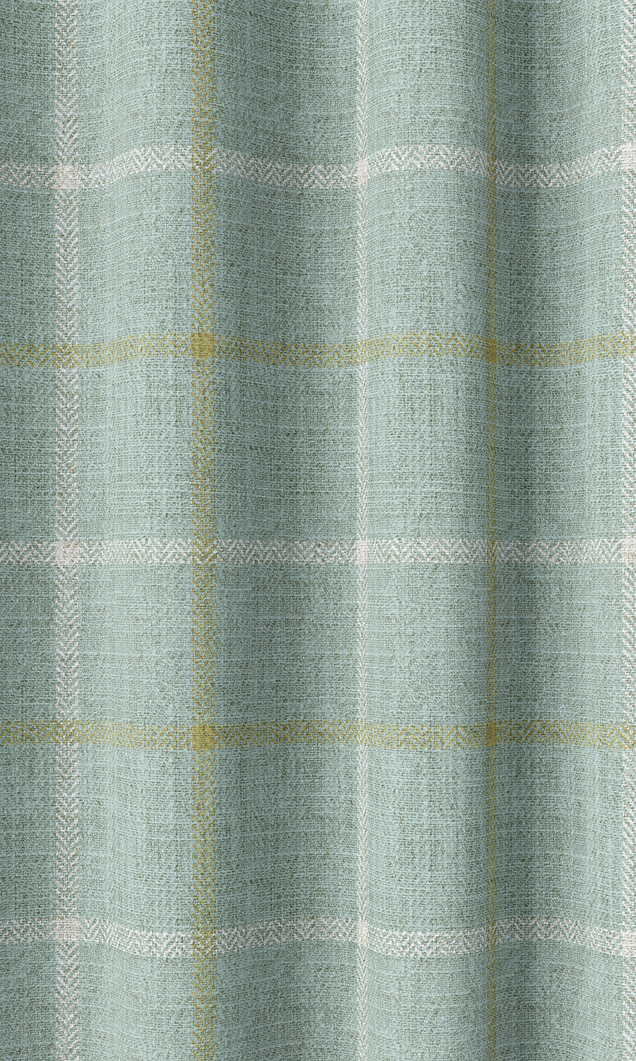 Check Patterned Home Décor Fabric By the Yard (Aqua Blue)