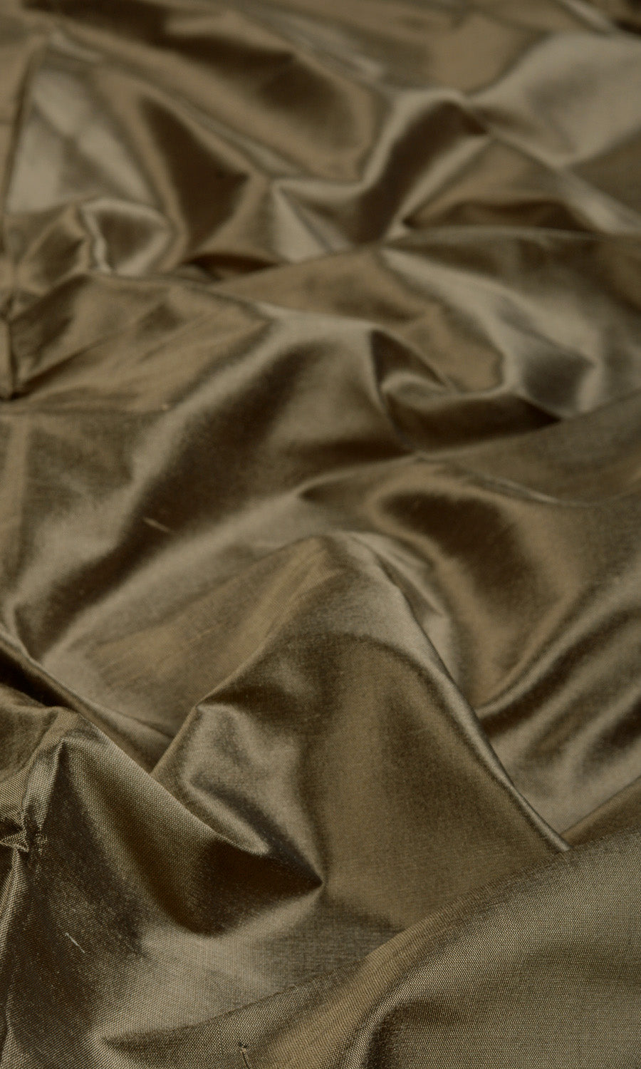 Shantung Silk Home Textile Fabric Material By the Yard (Cedar Brown)