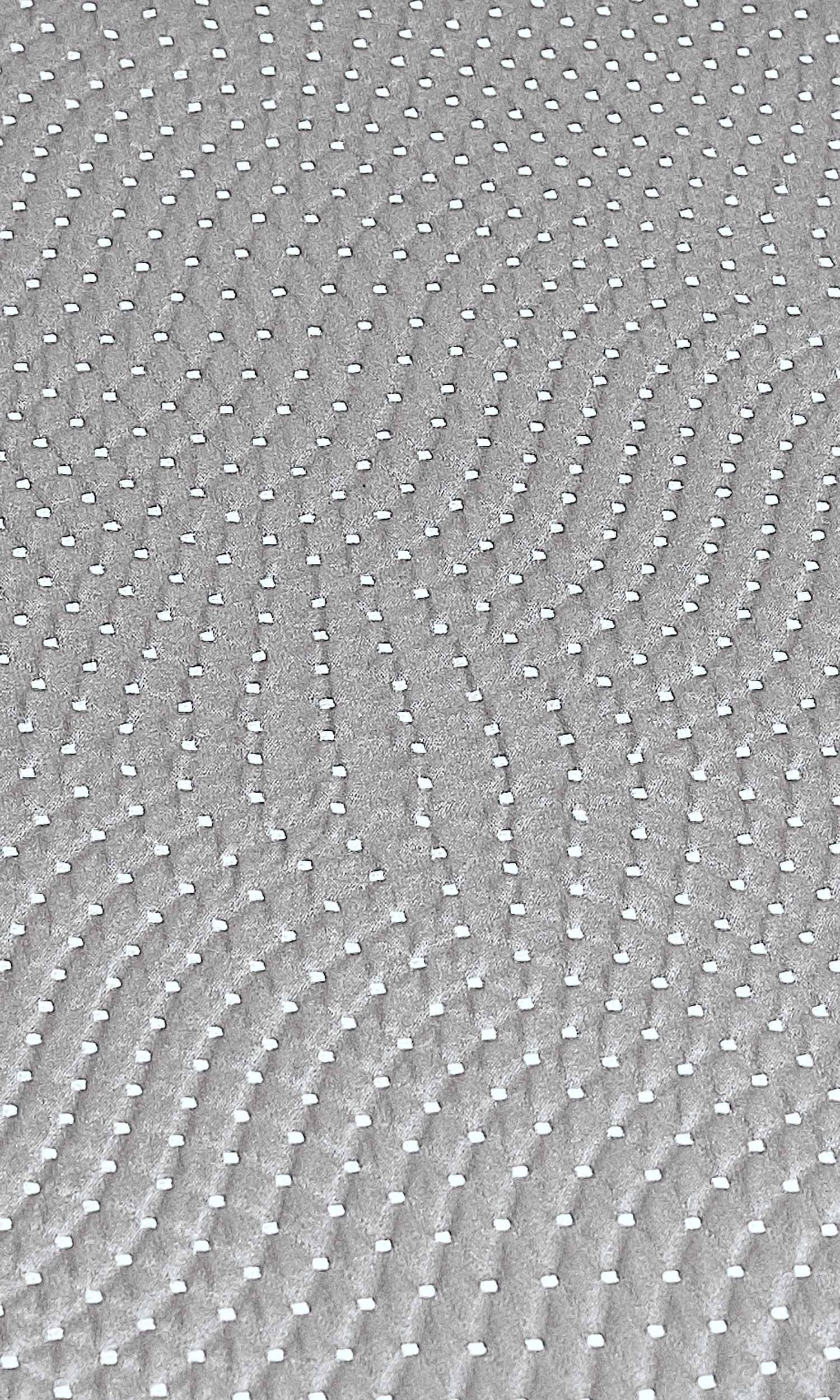 Silk-Blend Home Textile Fabric Material Sample (Grey)
