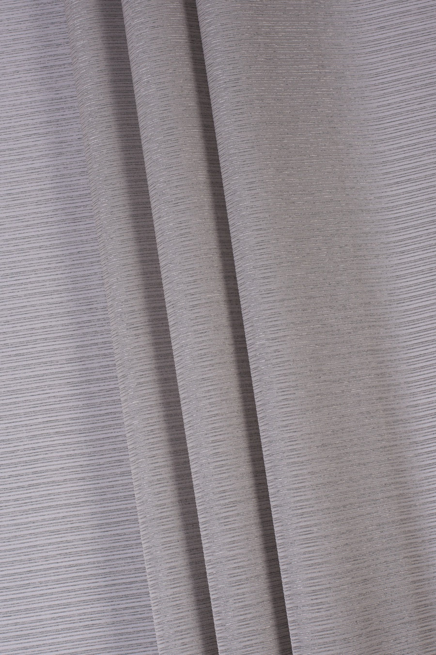 Striped Sheer Window Treatments Fabric Sample (Coffee Brown)