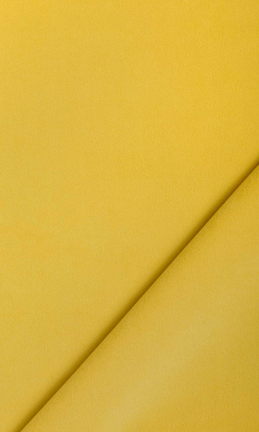 Velvet Home Textile Fabric Material By the Yard (Yellow)