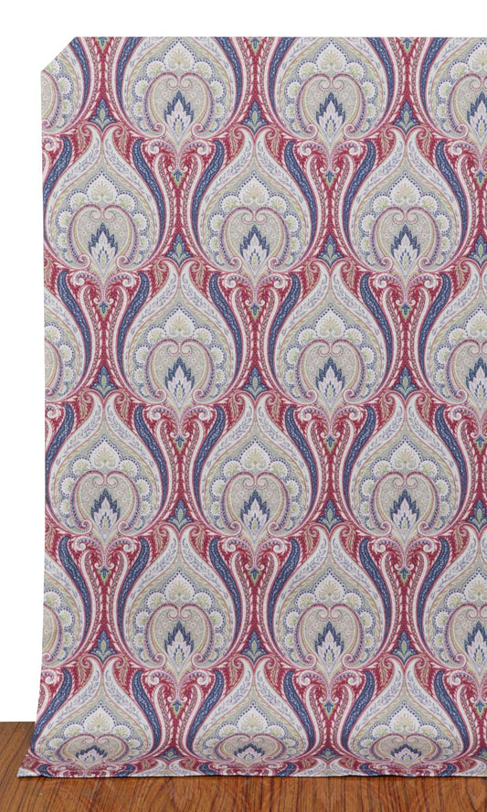 Fleur De Lis Patterned Shades (Blue)