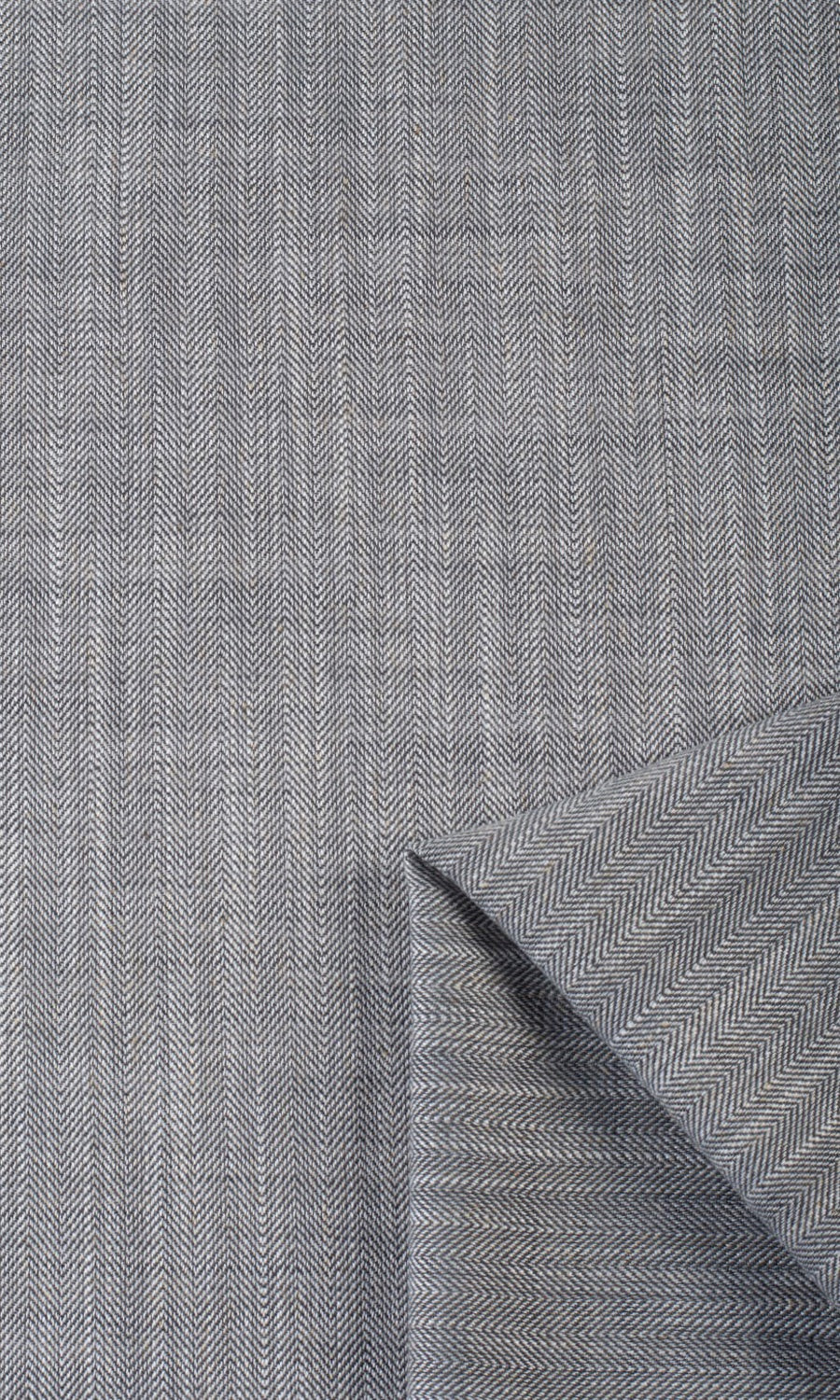 Textured Semi-Sheer Home Textile Fabric Material Sample (Gray)