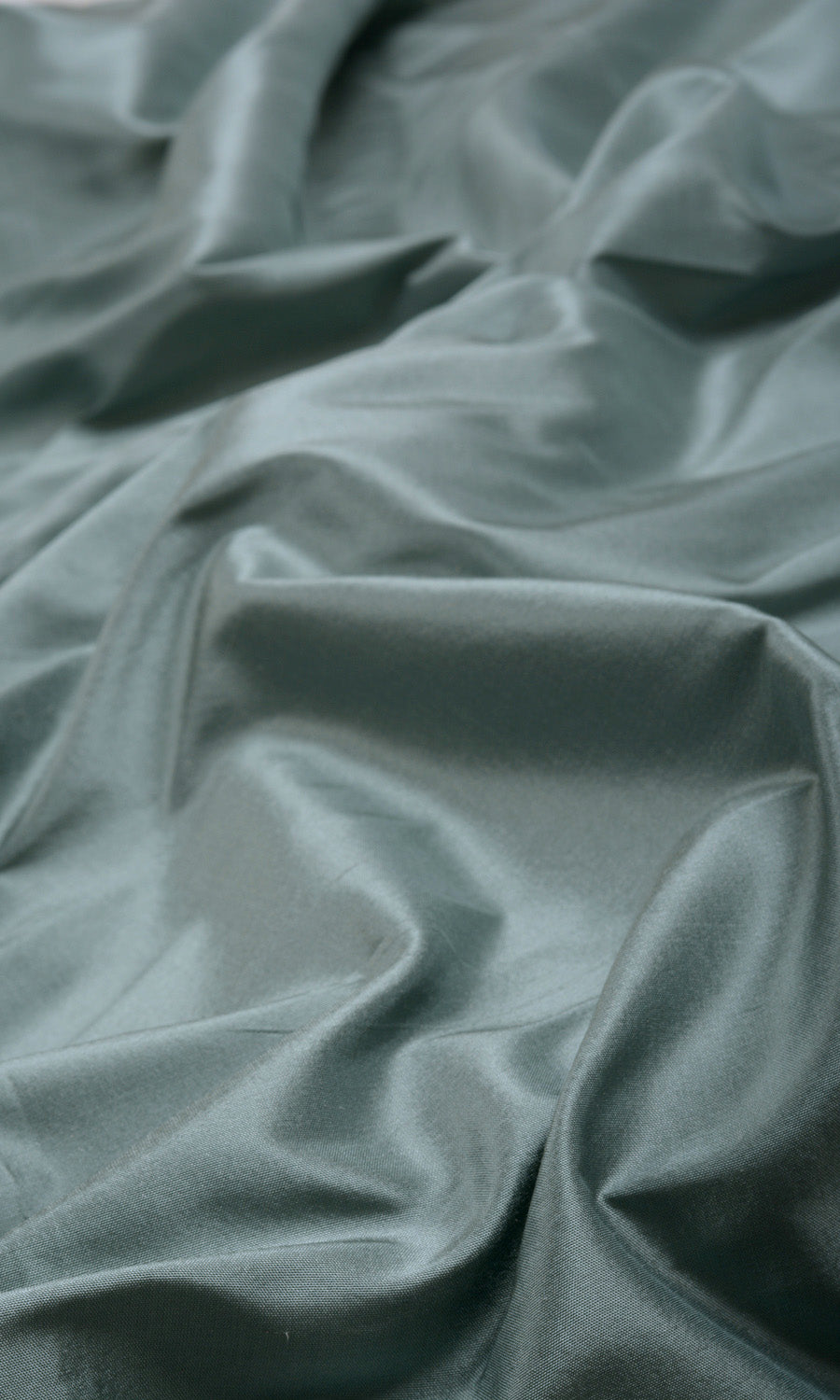 Shantung Silk Fabric By the Yard for Curtains & Drapes (Steel Blue/ Grey)