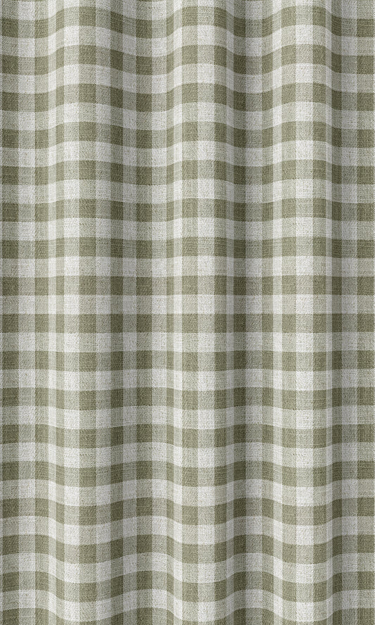 Check Patterned Shades (Green/ White)