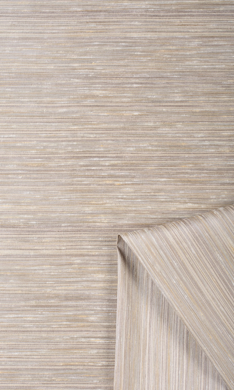 Faux Silk Free Fabric Material Sample (Sepia Beige)