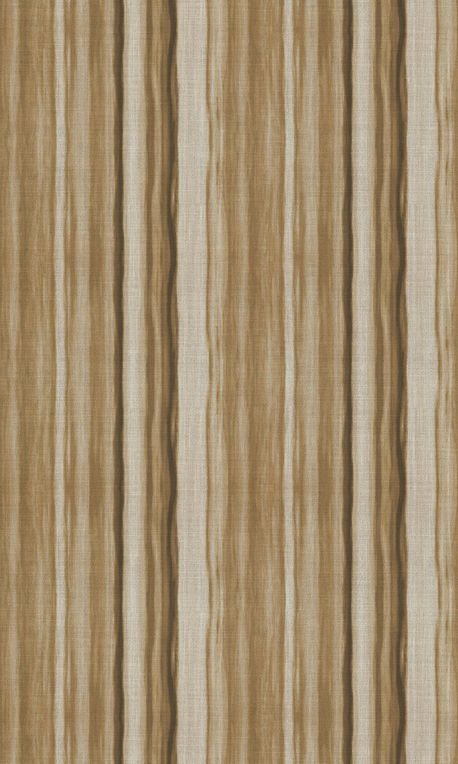 Modern Striped Print Fabric Material By the Metre (Brown/ Beige)