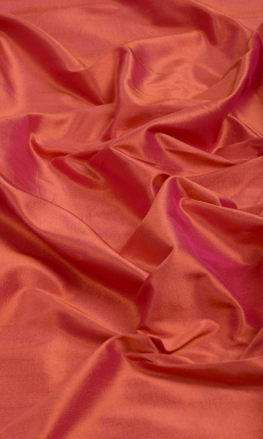 Shantung Silk Window Treatments Fabric By the Yard (Brick Orange/ Red)