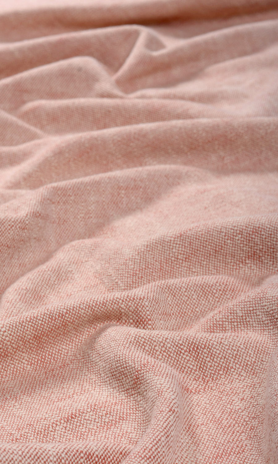 Plain Cotton Fabric By the Yard for Curtains & Drapes (Coral Red)