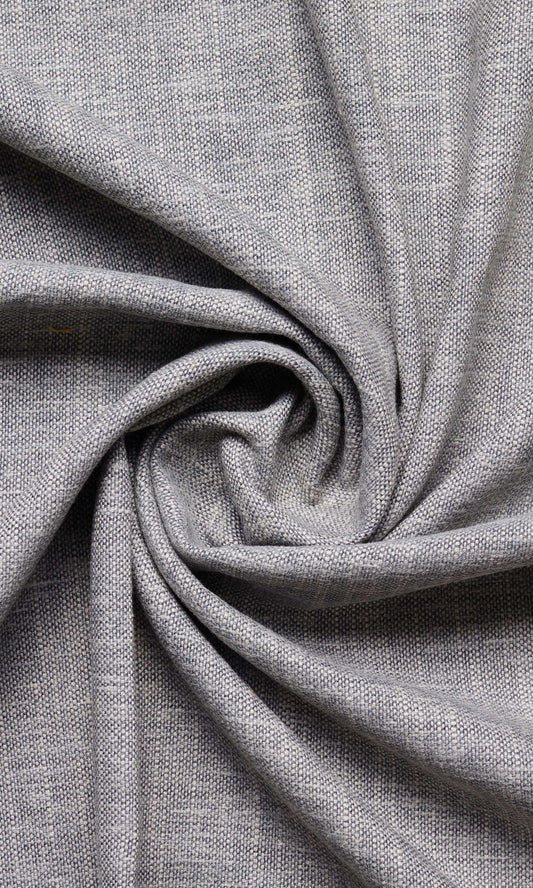 Linen-Cotton Blend  Fabric Blinds (Grey)