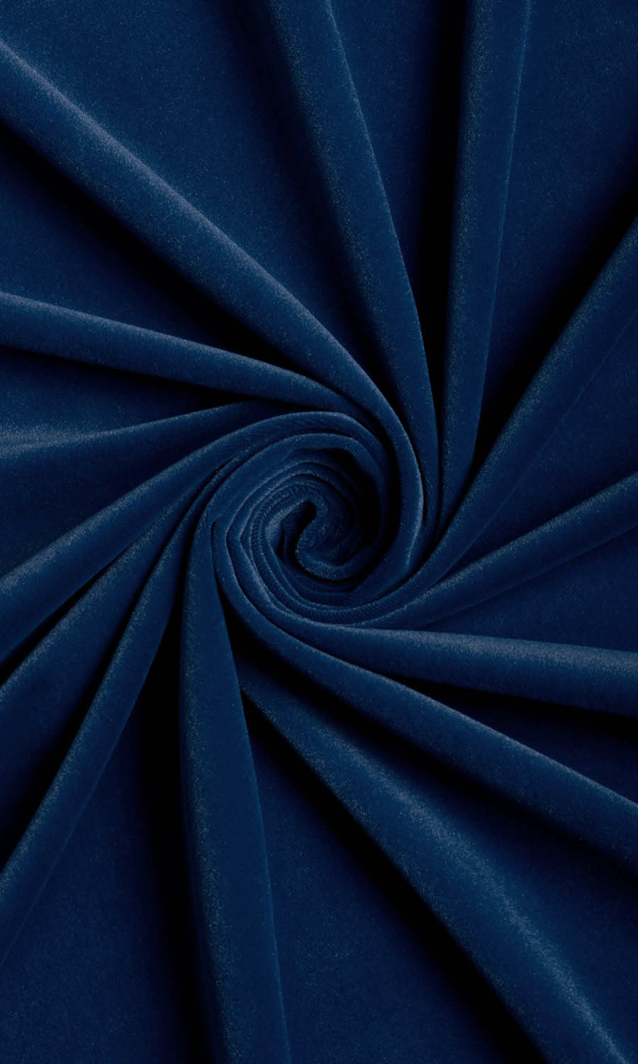 Velvet Home Décor Fabric By the Yard (Navy Blue)