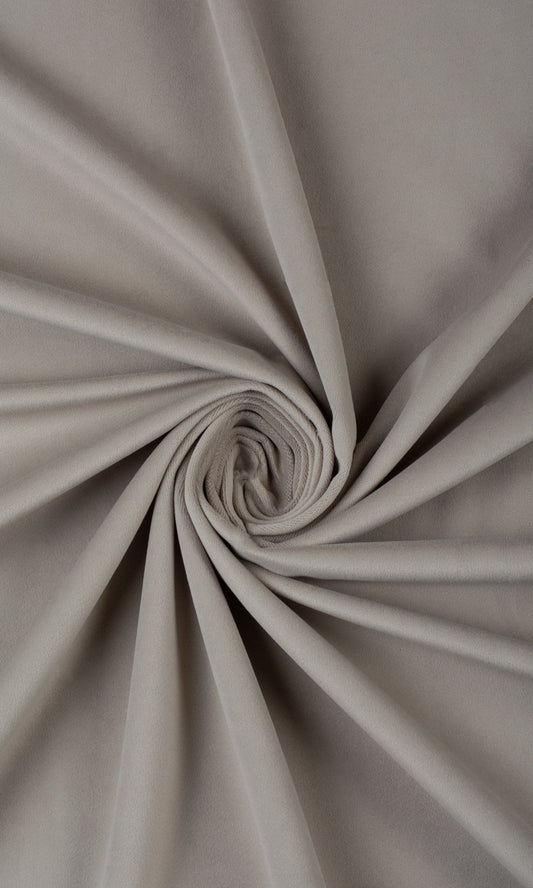 Velvet Home Décor Fabric By the Yard (Greige)