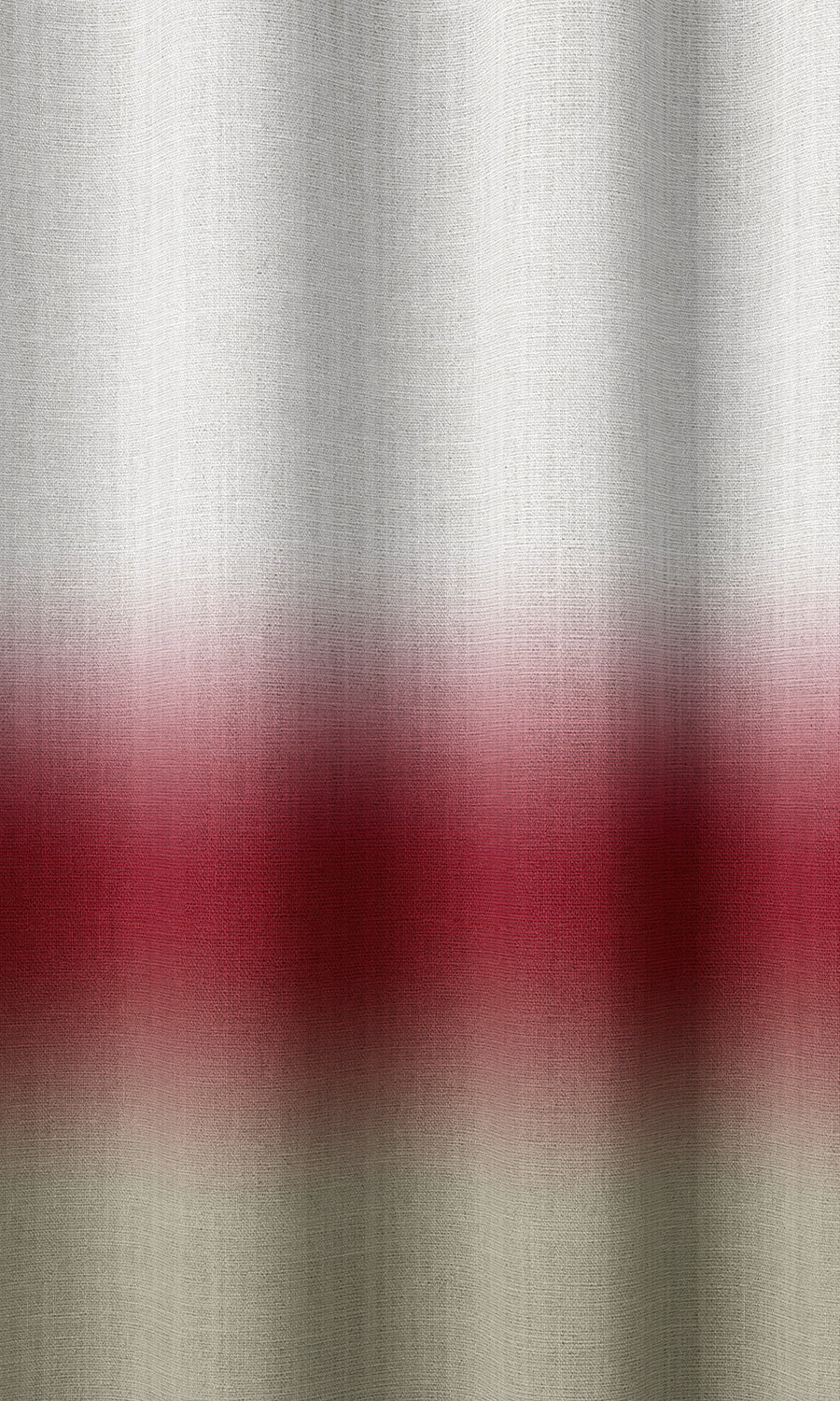 3-Tone Ombre Home Textile Fabric Material By the Yard (Red/ Stone Grey)