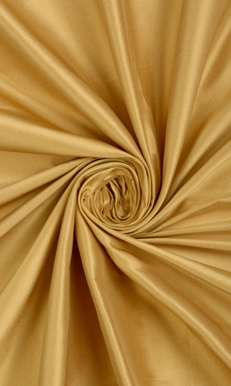 Shantung Silk Home Décor Fabric By the Yard (Ochre/ Burnt Yellow)