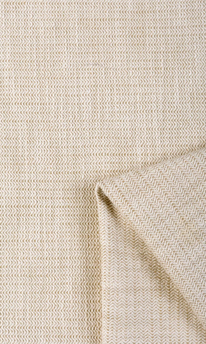 Textured Home Décor Fabric By the Yard (Sepia Beige/ Off White)