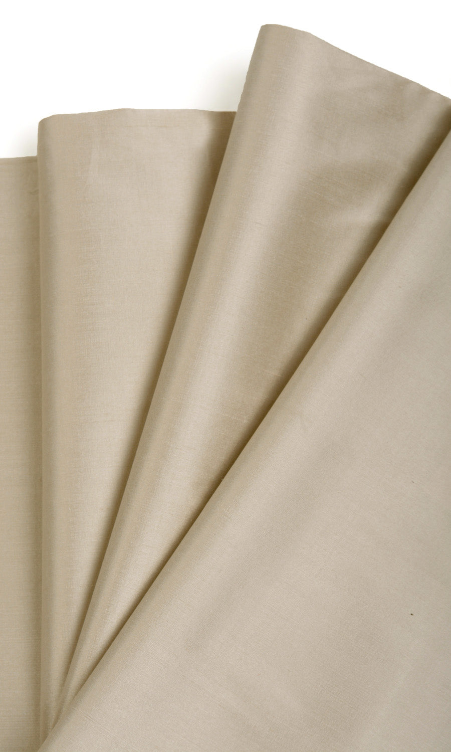 Shantung Silk Fabric Material By the Yard (Wheat Beige)