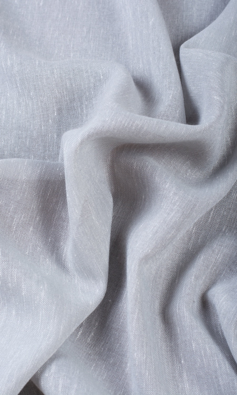 Plain Sheer Fabric By the Yard for Curtains & Drapes (Gray)