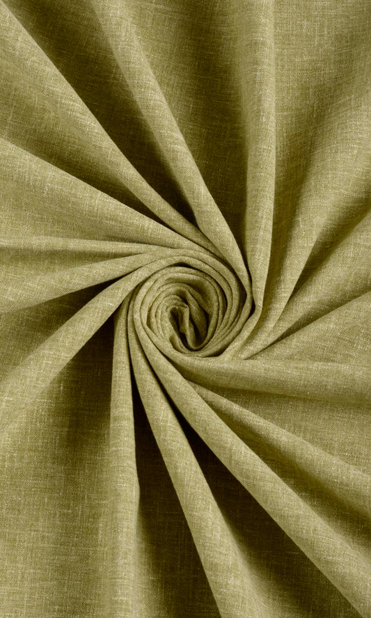 Poly-Cotton Blend Home Décor Fabric By the Yard (Olive Green)