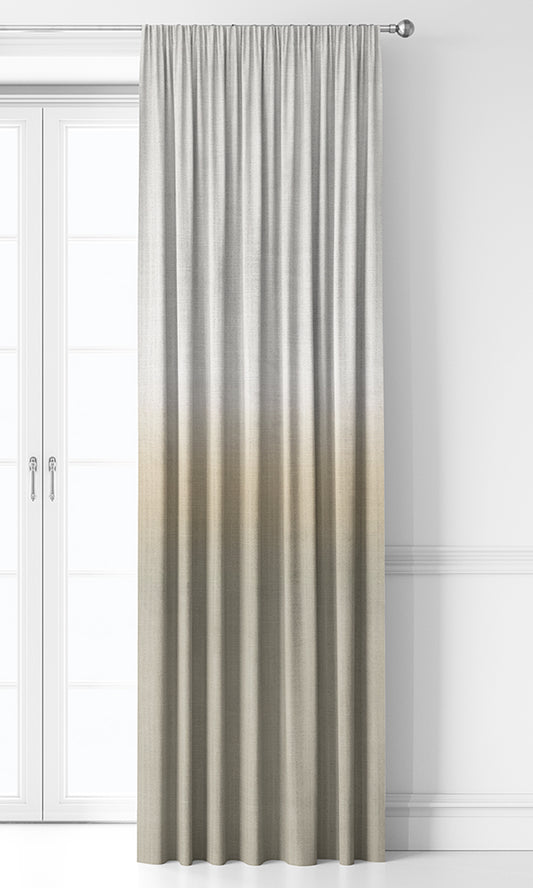 3-Tone Ombre Home Décor Fabric Sample (Yellow/ Beige)