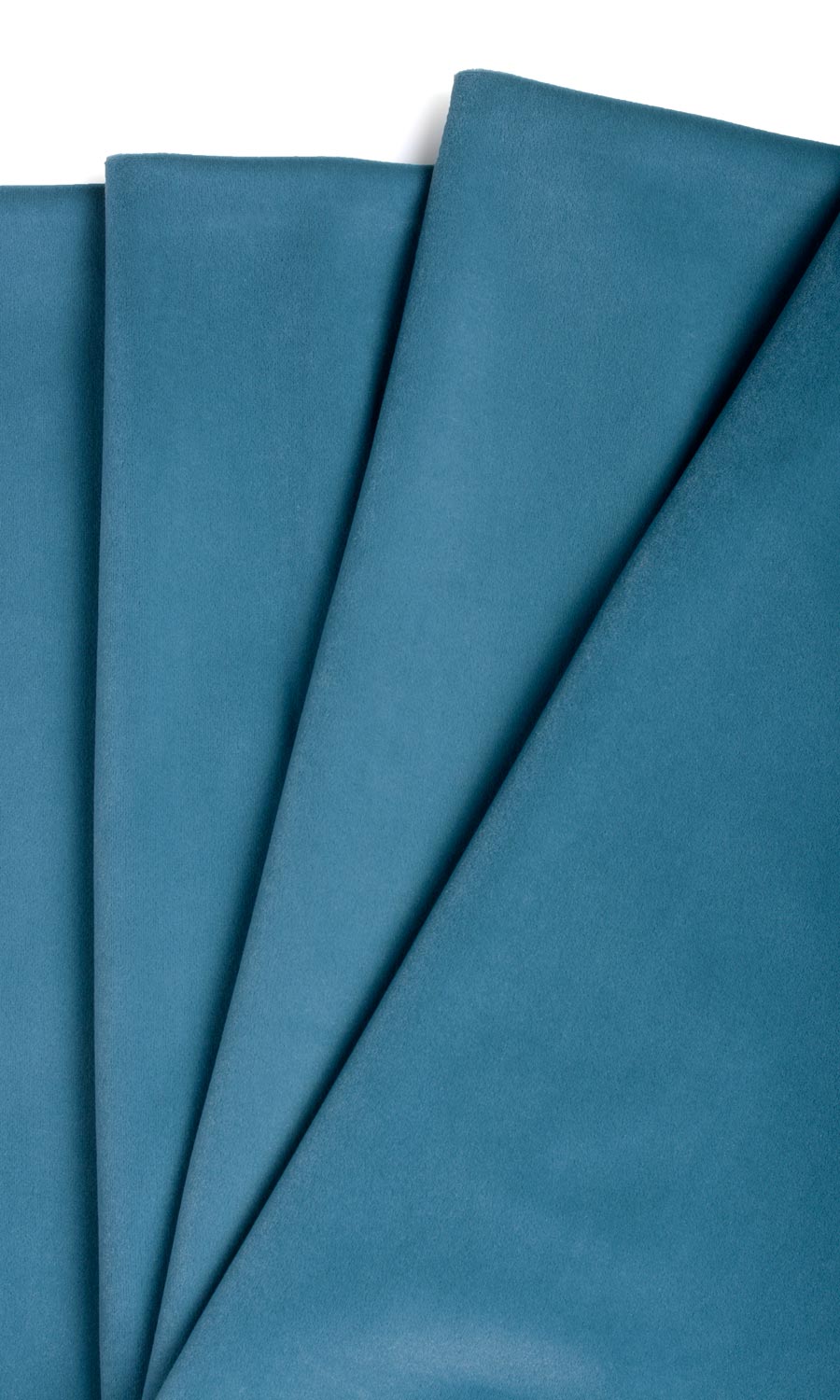 Velvet Window Treatments Fabric By the Yard (Teal Blue)