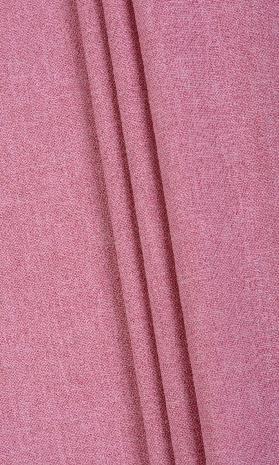 Linen-Blend Fabric By the Yard for Curtains & Drapes (Watermelon Pink)