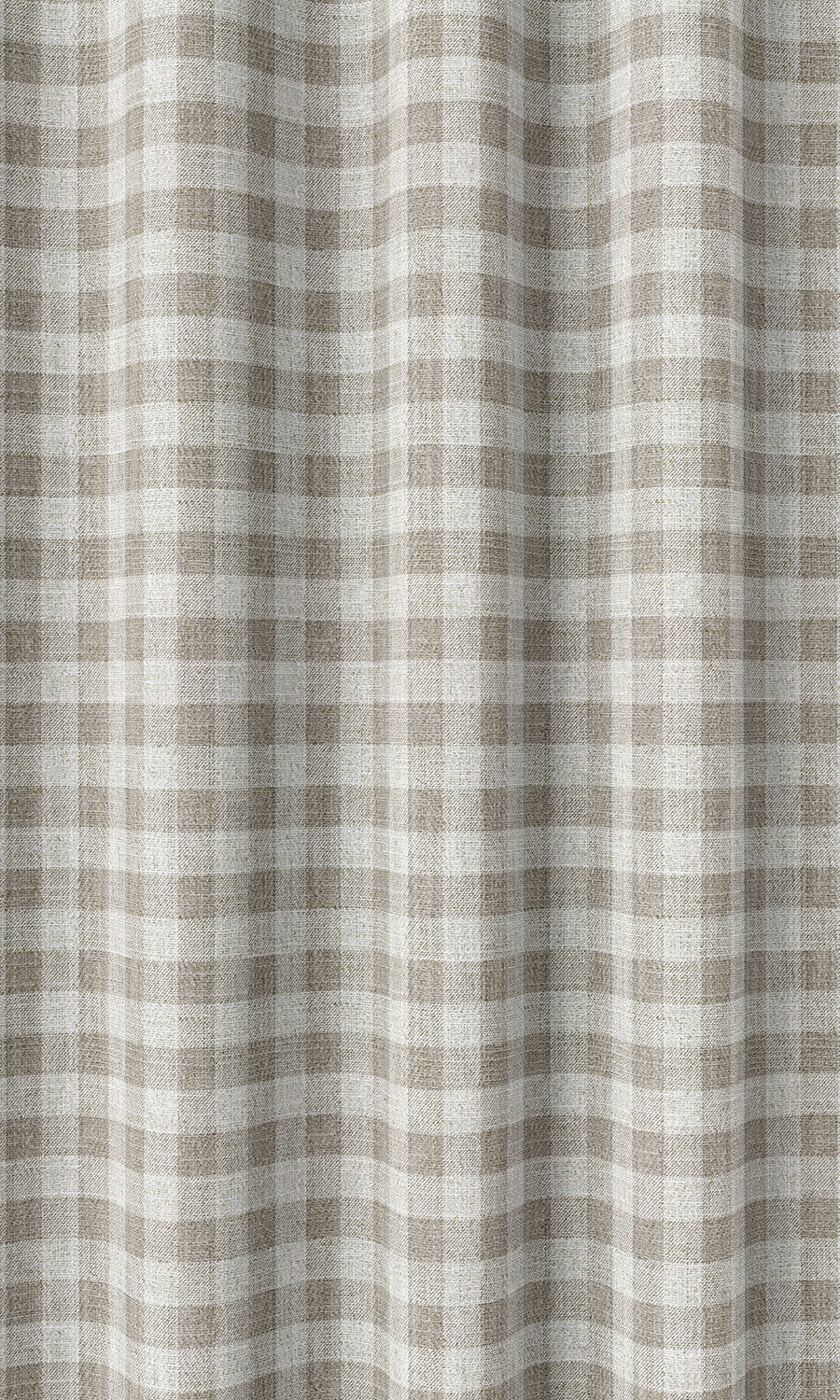 Check Patterned Home Décor Fabric By the Yard (Grey/ White)