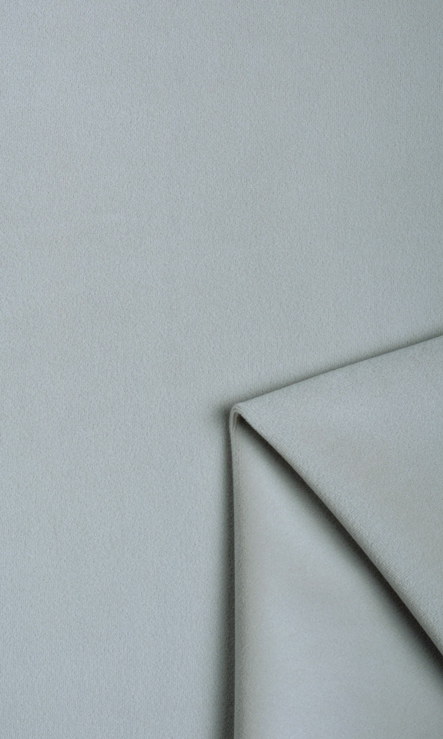 Velvet Window Treatments Fabric Sample (Cool Grey/ Pale Bluish-Grey)