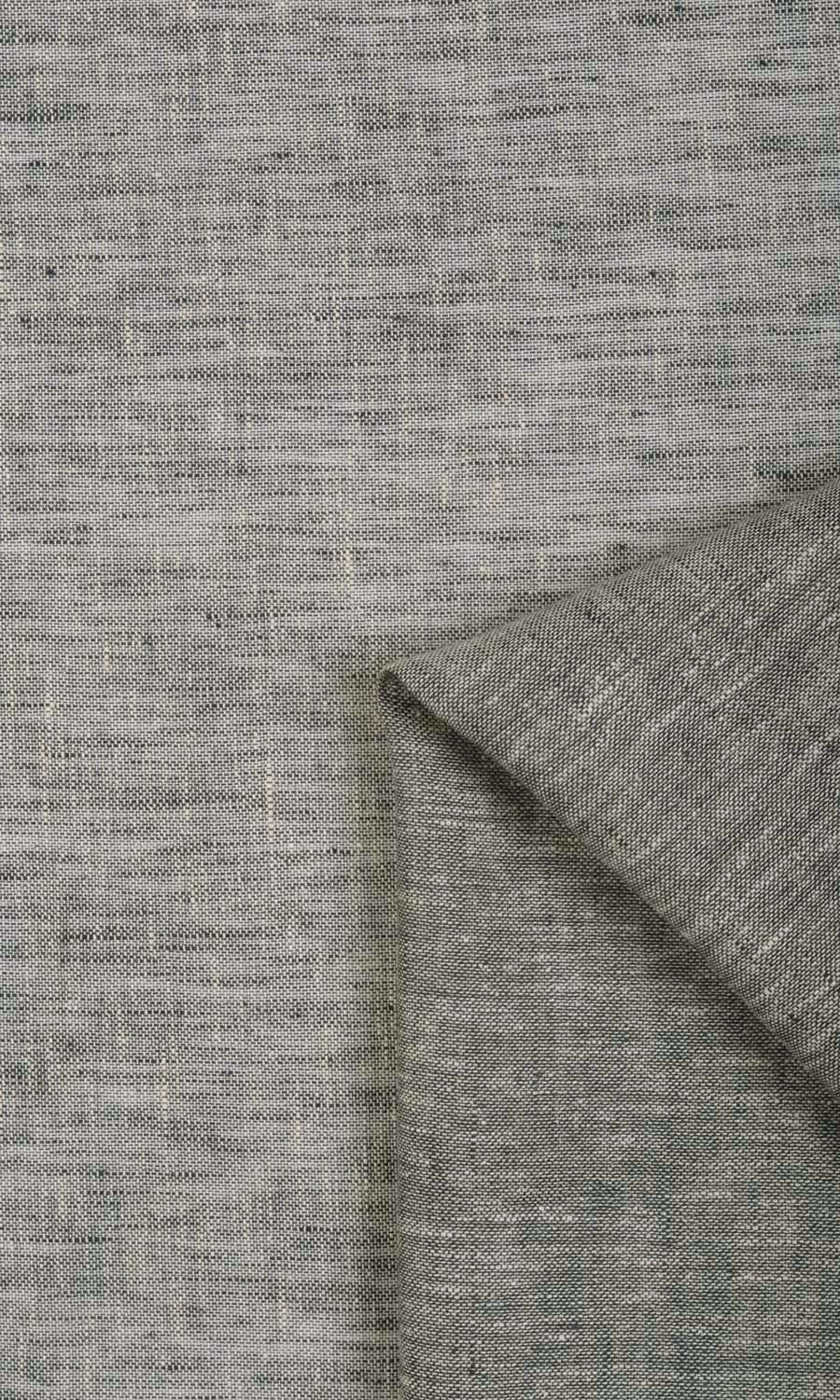 Sheer Linen Home Textile Fabric Material Sample (Grey)