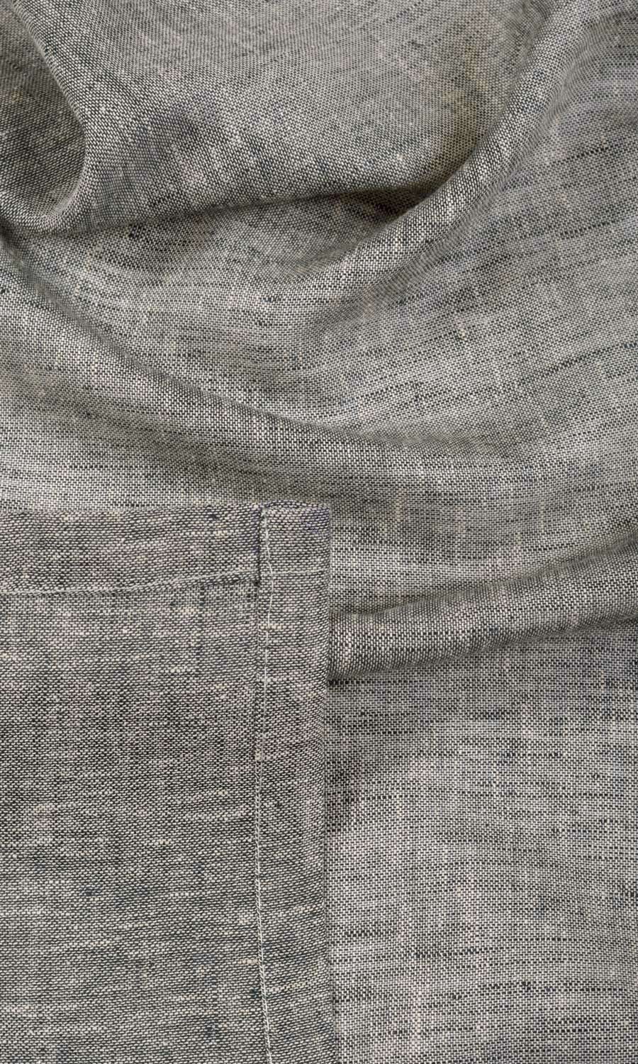 Sheer Linen Home Décor Fabric By the Yard (Grey)