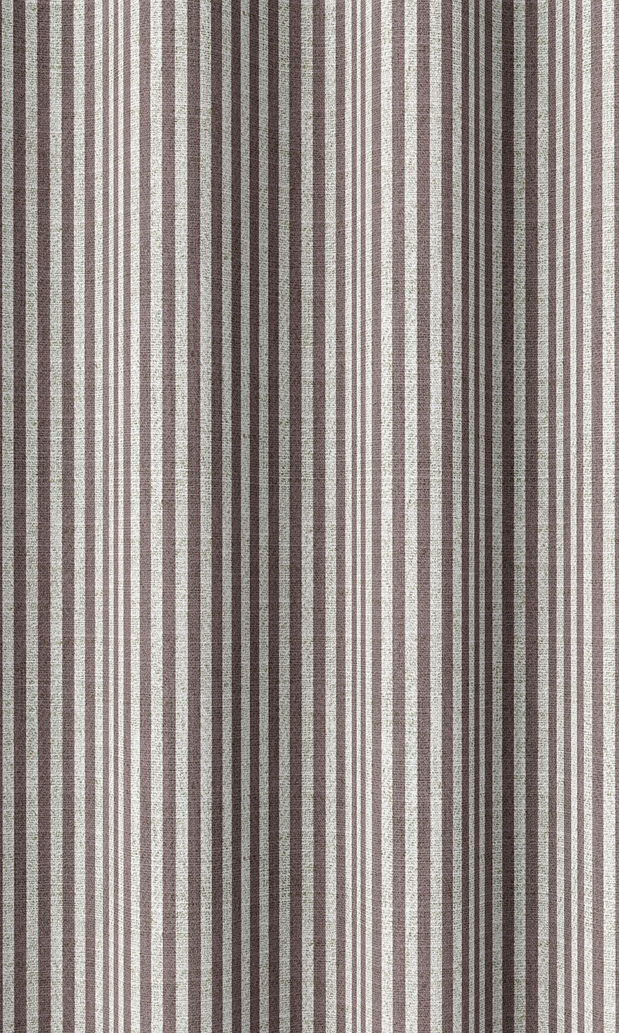Striped Print Home Décor Fabric By the Yard (Plum Purple)