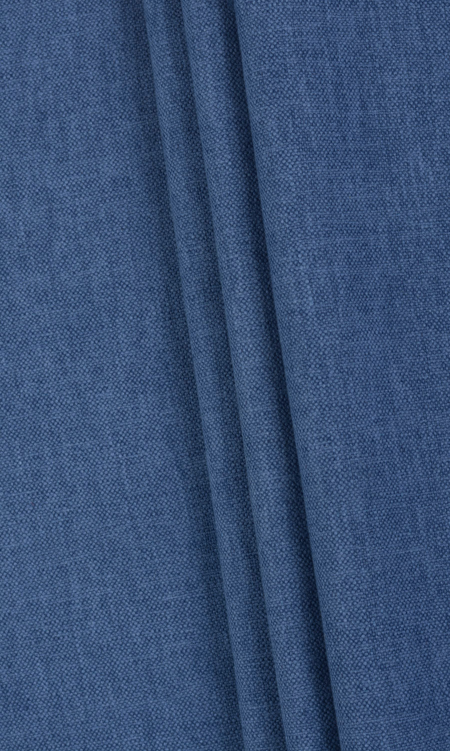 Linen-Blend Home Textile Fabric Material Sample (Blue)