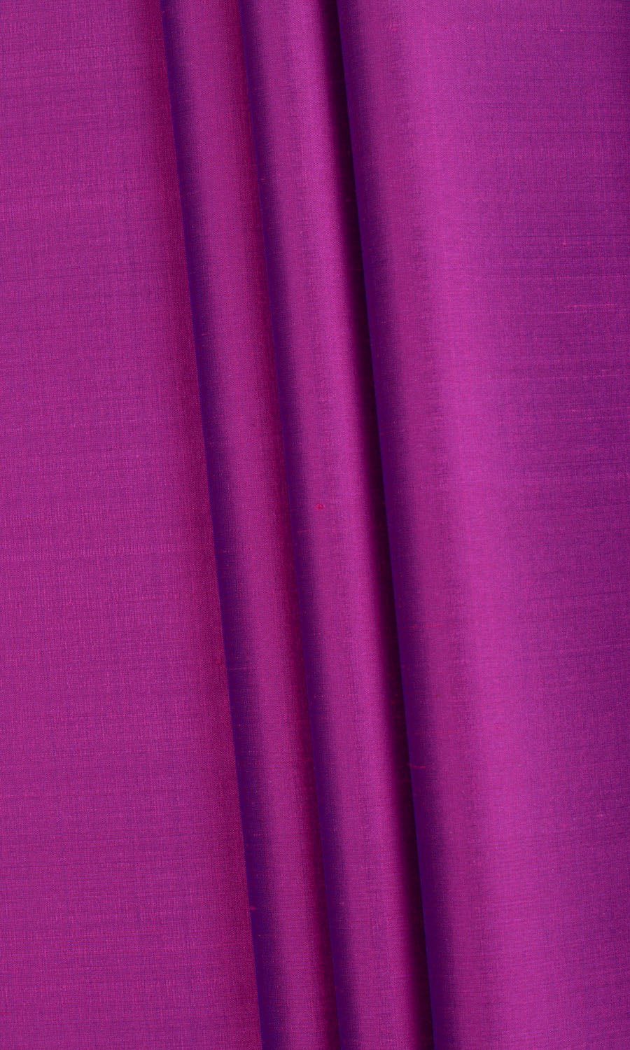 Shantung Silk Fabric By the Yard for Curtains & Drapes (Fuchsia Pink/ Purple)