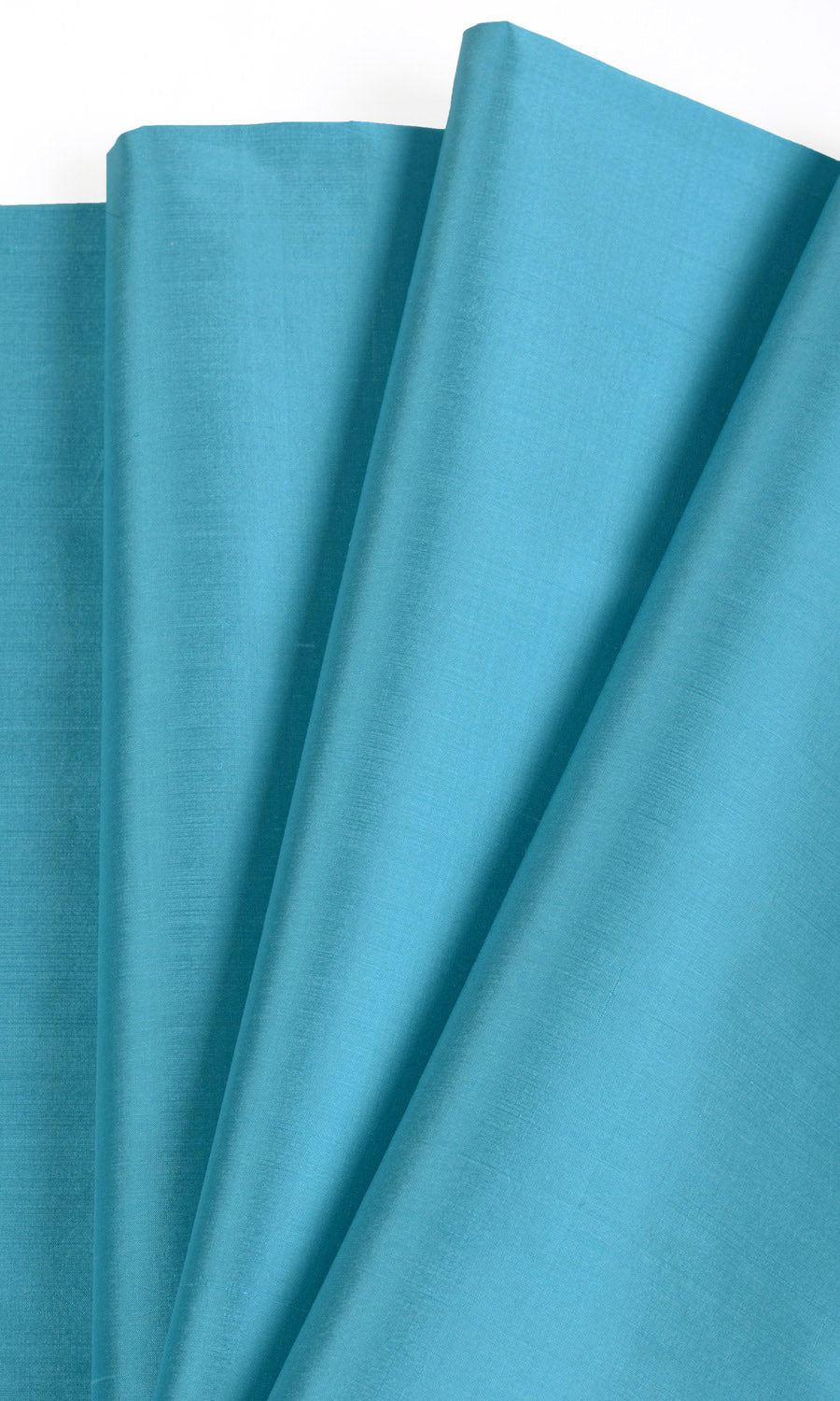Shantung Silk Home Textile Fabric Material By the Yard (Aqua Blue)