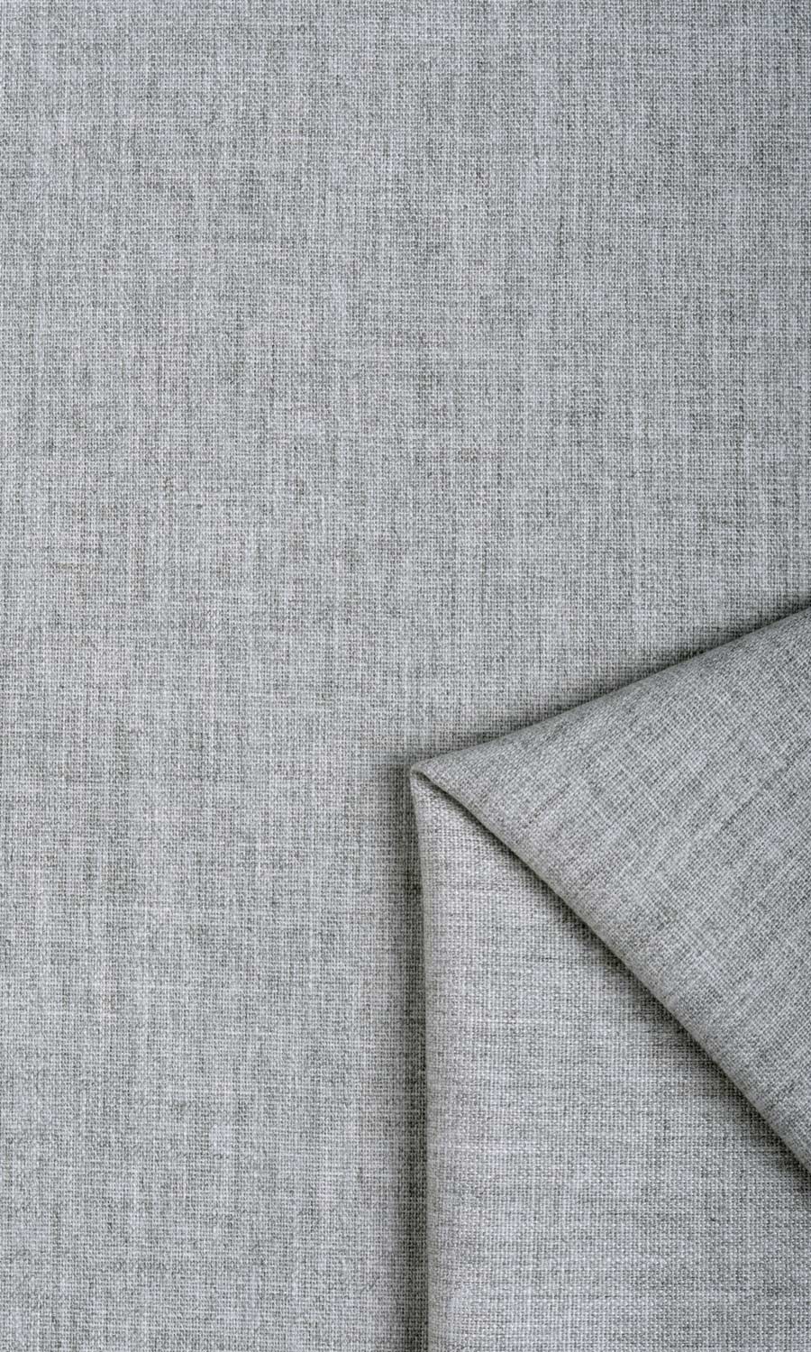 Plain Linen Texture Free Fabric Material Sample (Steel Grey)