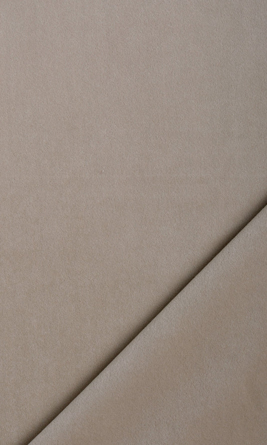 Velvet Home Décor Fabric By the Yard (Taupe)