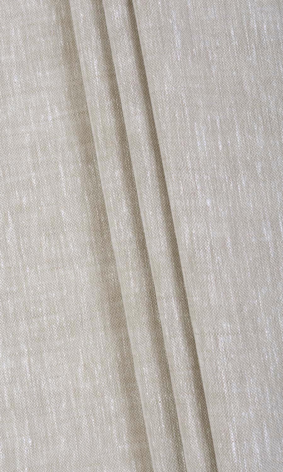 Linen Sheer Fabric Sample for Roman Blinds & Shades (Creamy Beige)
