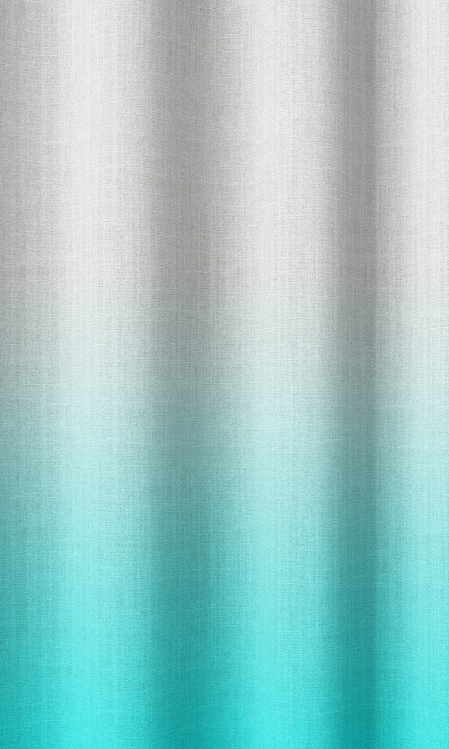 2-Tone Ombre Home Textile Fabric Material Sample (White/ Blue)