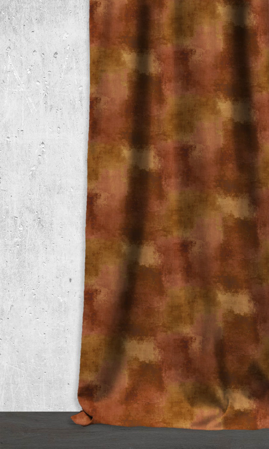 Dimout Home Décor Fabric By the Yard (Orange/ Red/ Brown)