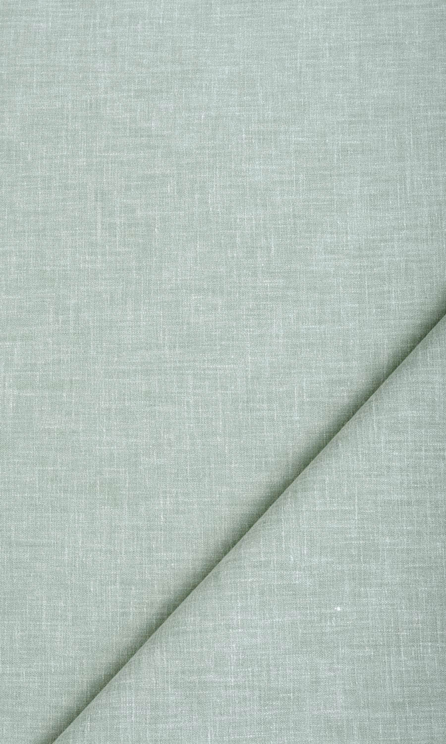 Poly-Cotton Blend Home Textile Fabric Material By the Yard (Mint Blue/ Green)