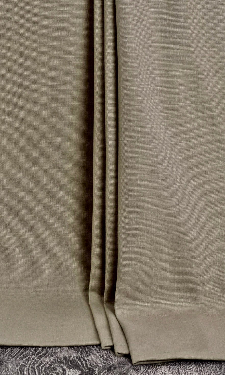 Poly-Cotton Blend Home Textile Fabric Material Sample (Coffee Brown)