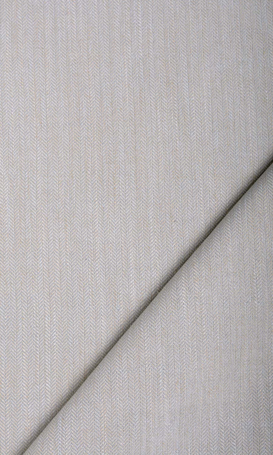 Herringbone Textured Fabric Sample for Roman Blinds & Shades (Pale Grey)