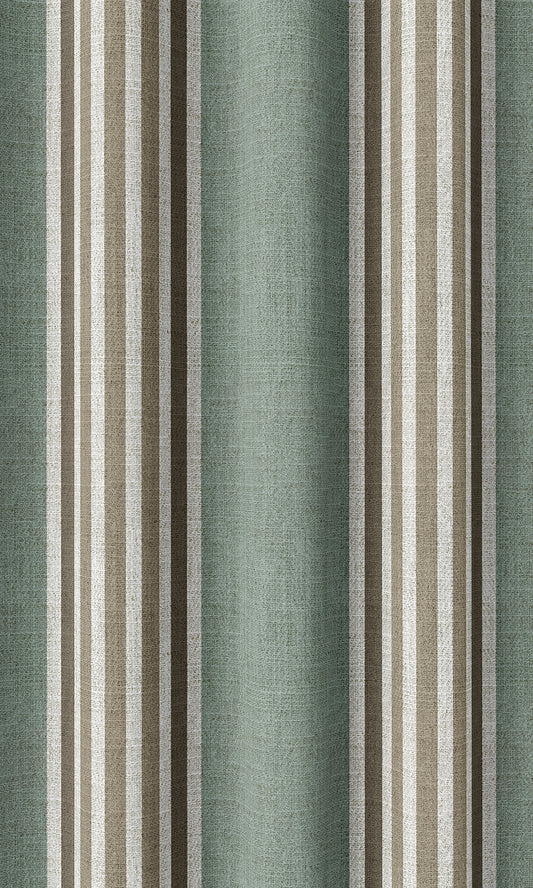 Striped Shades (Duck Egg Blue/ Brown/ White)
