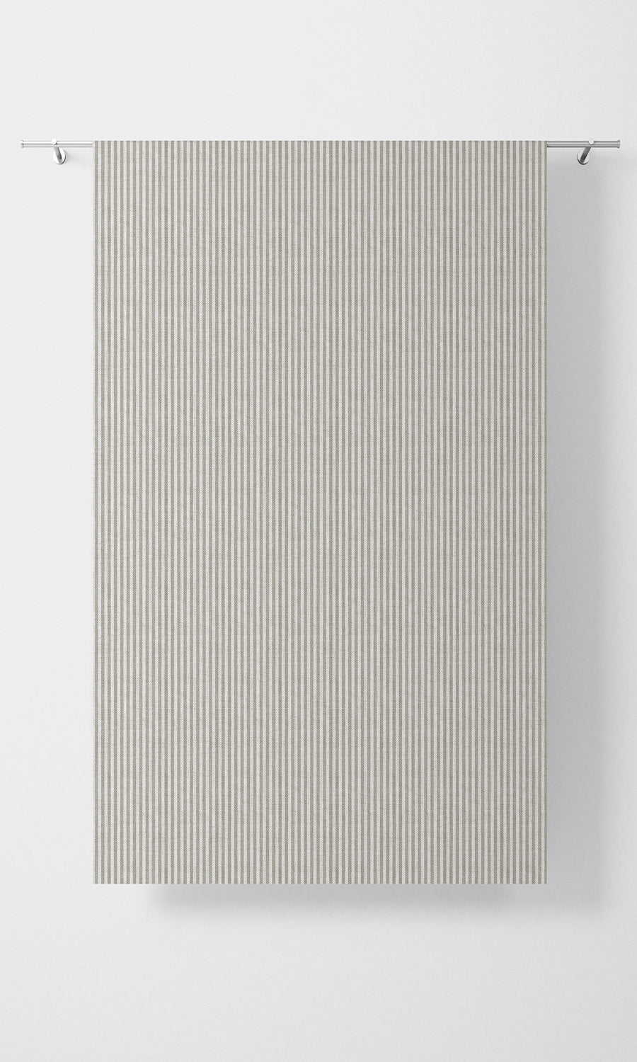 Modern Striped Fabric Material By the Yard (Warm Grey)