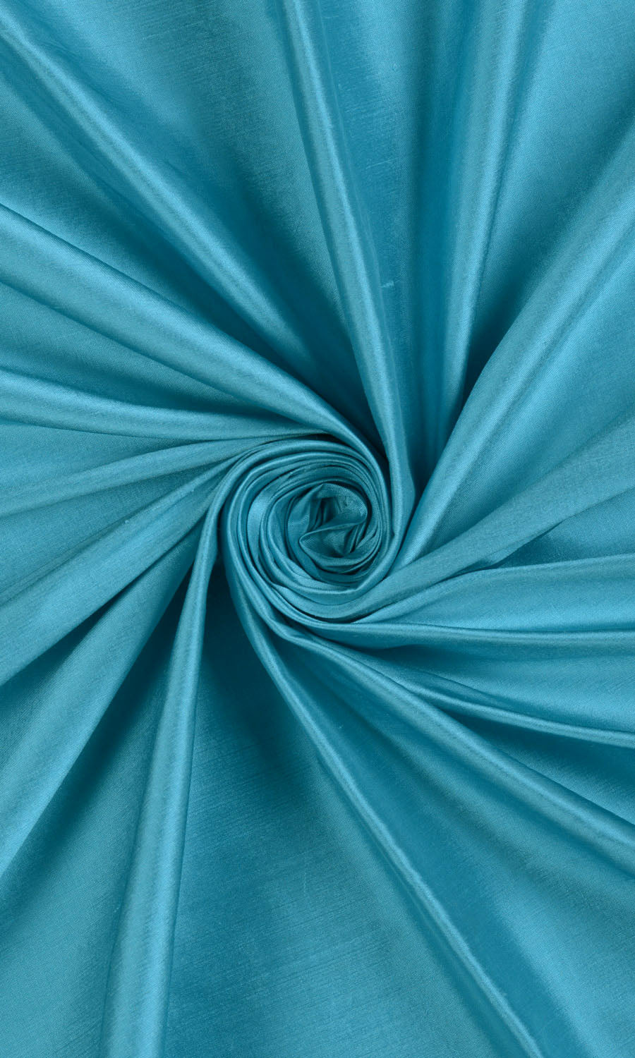 Shantung Silk Home Décor Fabric By the Yard (Aqua Blue)