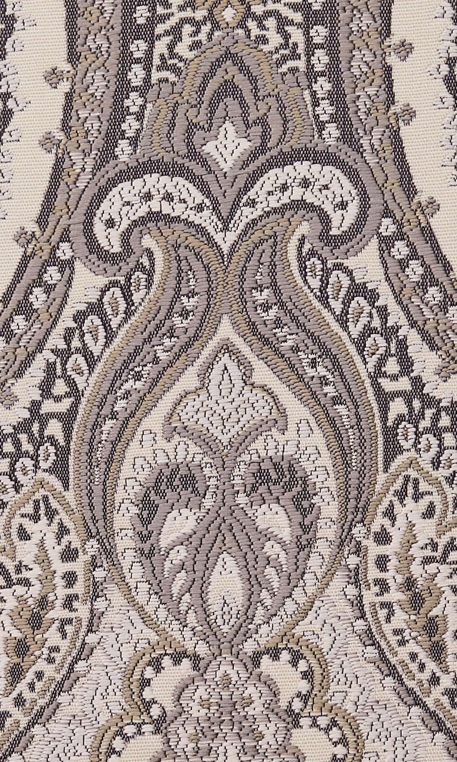 Damask Home Textile Fabric Material By the Yard (Gray/ Beige/ Charcoal)