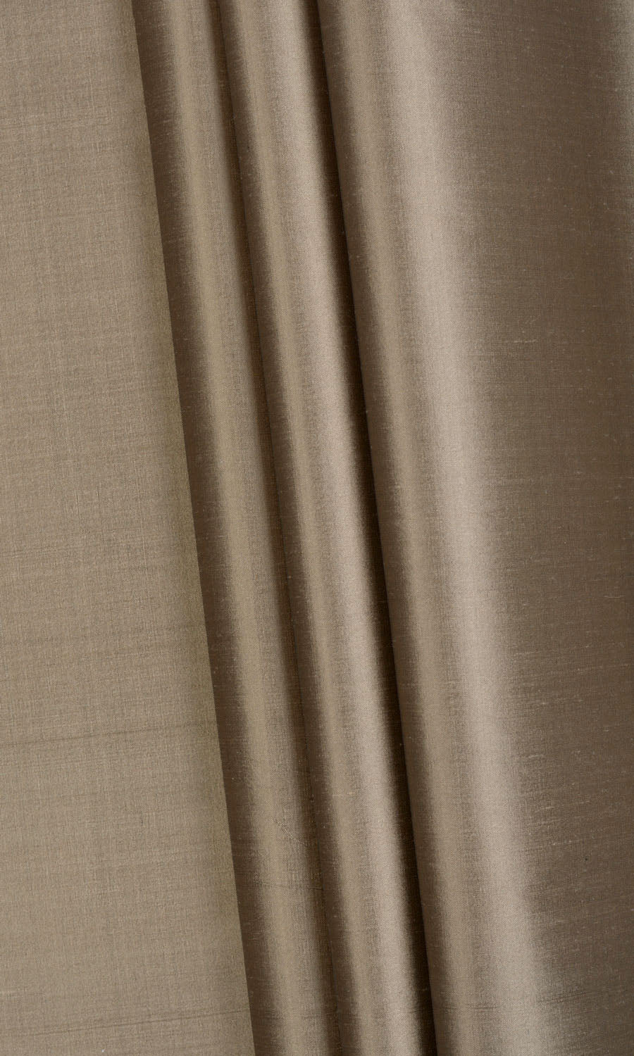 Shantung Silk Fabric Sample for Roman Blinds & Shades (Brown)